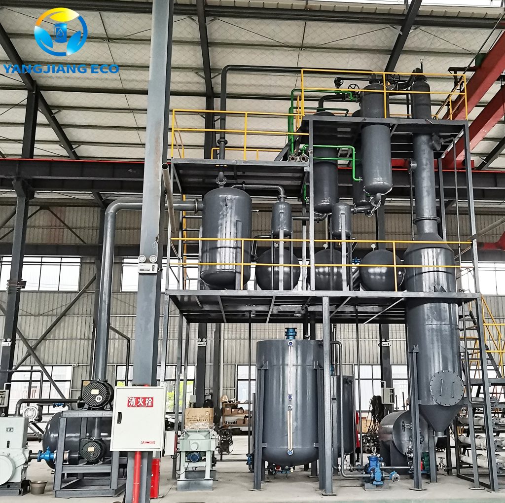 YJ-DSL Used Oil to Diesel Oil Distillation Machine 5
