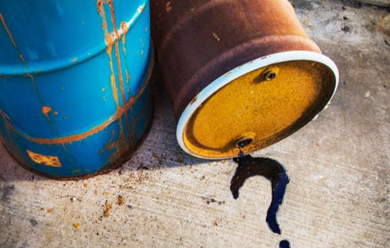 Waste oil environmental risk