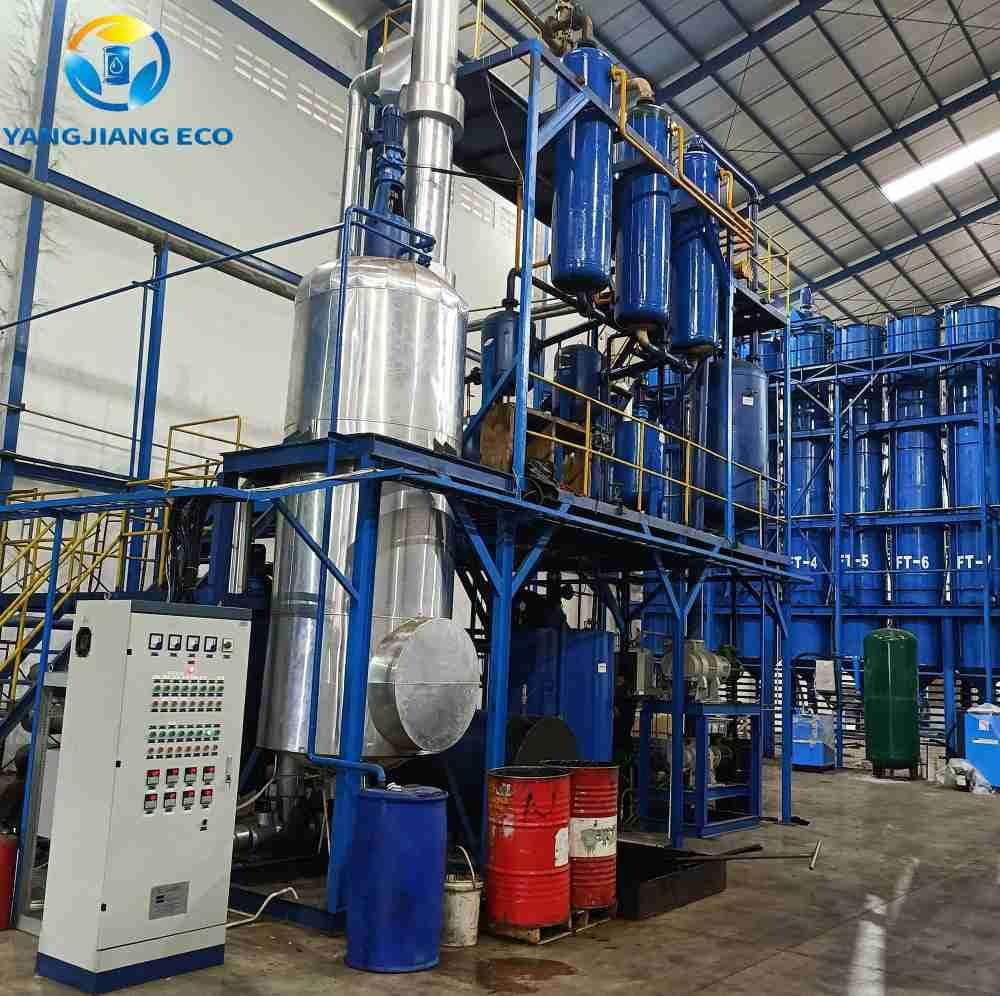 Waste oil recycling plant