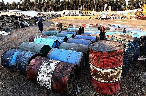 Waste oil onsite