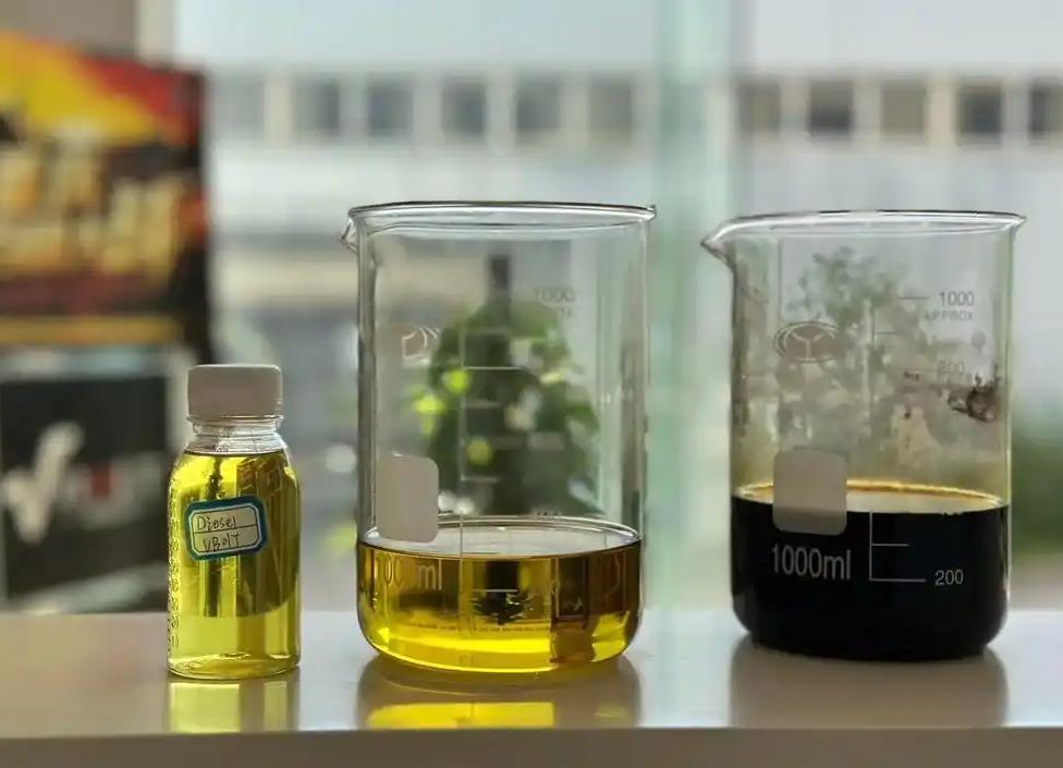 Refined waste oil