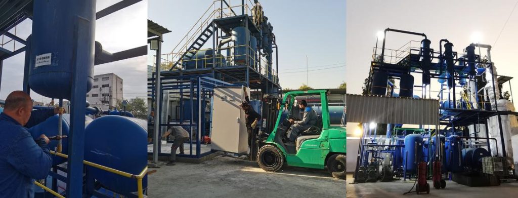 YJ-DSL Used Oil to Diesel Oil Distillation Machine Detail