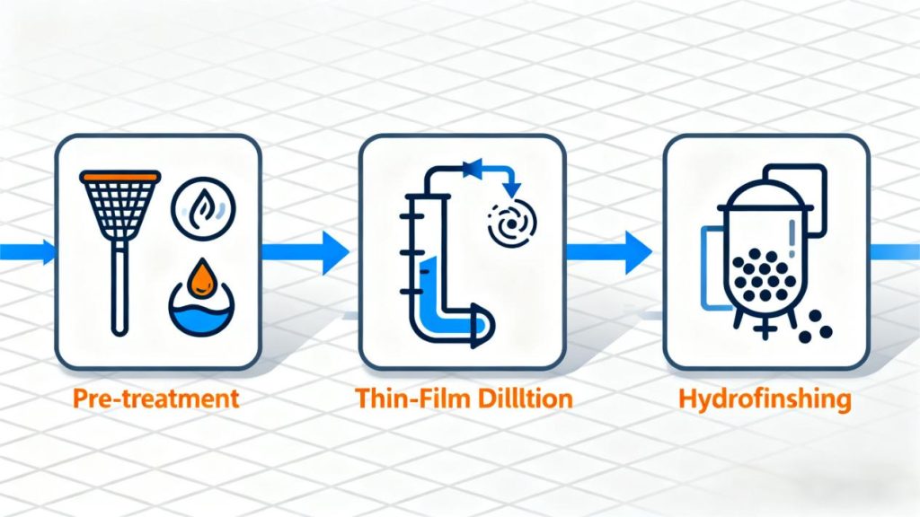 Main Industrial Used Oil Recycling Process