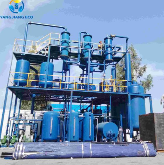 On-Site used motor oil recycling