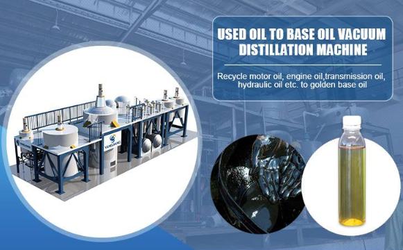 YANGJIANG used motor oil to base oil machine