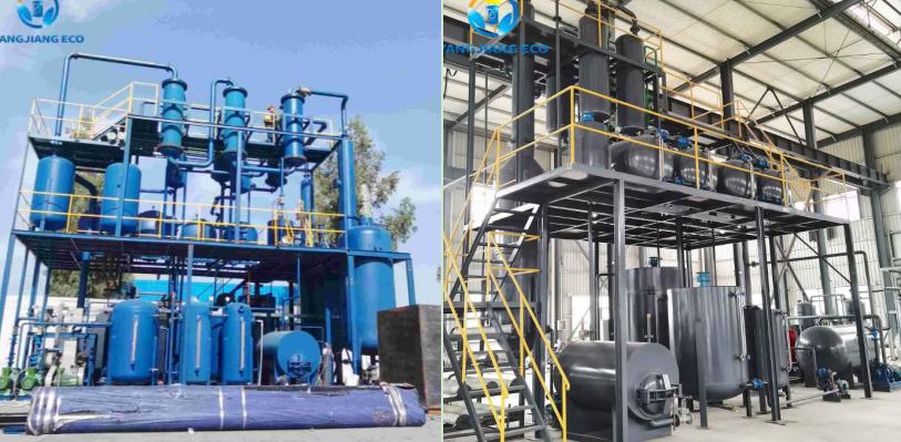used motor oil recycling plant