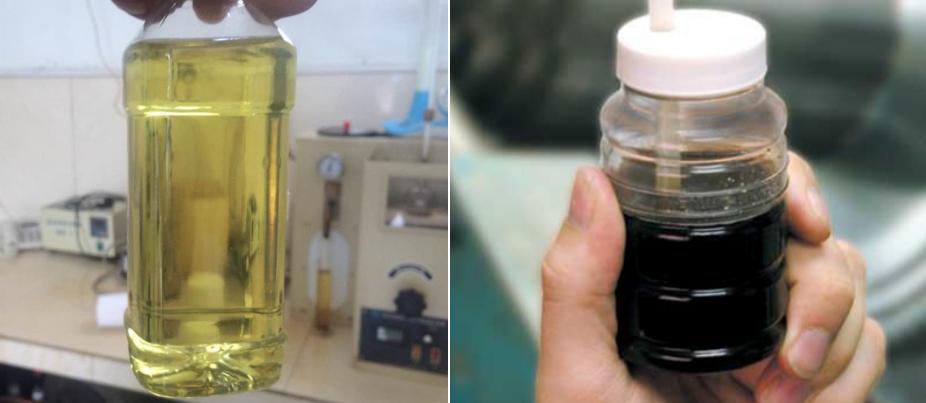 Diesel Oil Turns Black