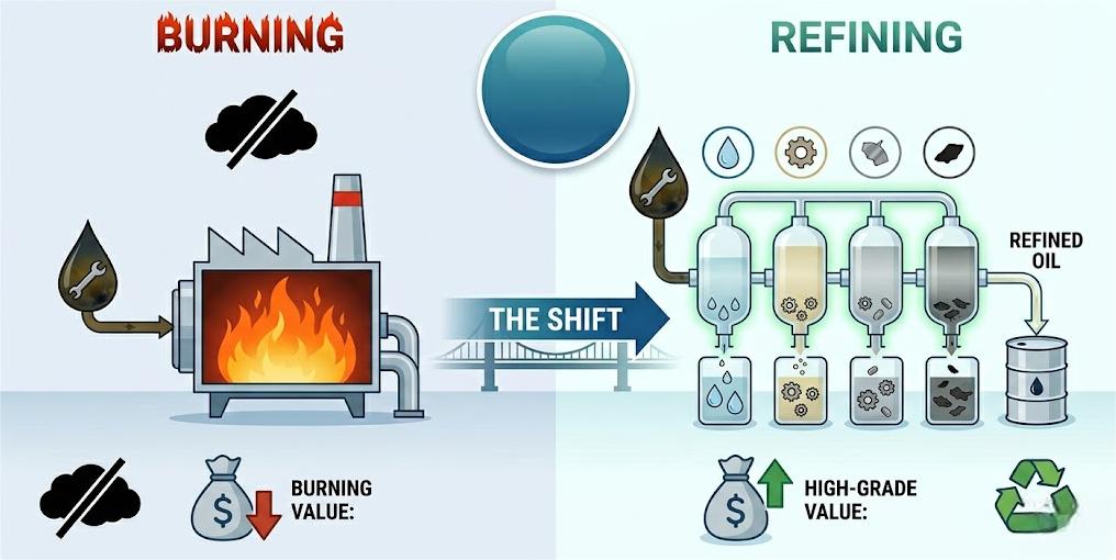 Shift Towards Refining instead of Burning