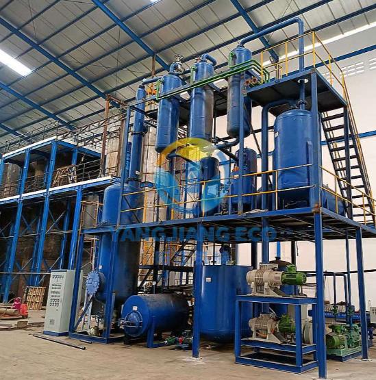Waste oil re refining plant