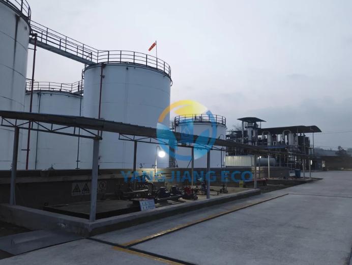 Waste Oil to Diesel Machine onsite