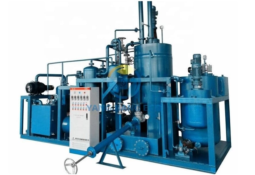 minimal space requirement of mini waste oil refinery