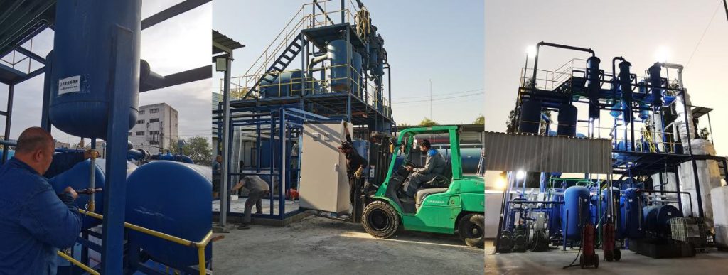 YANGJIANG used oil recycling plant