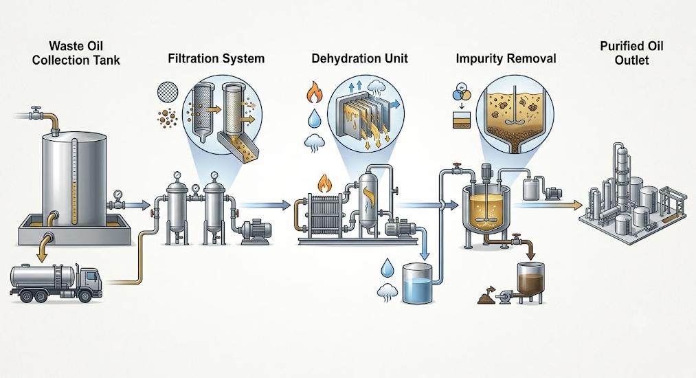 waste-oil-pretreatment-process