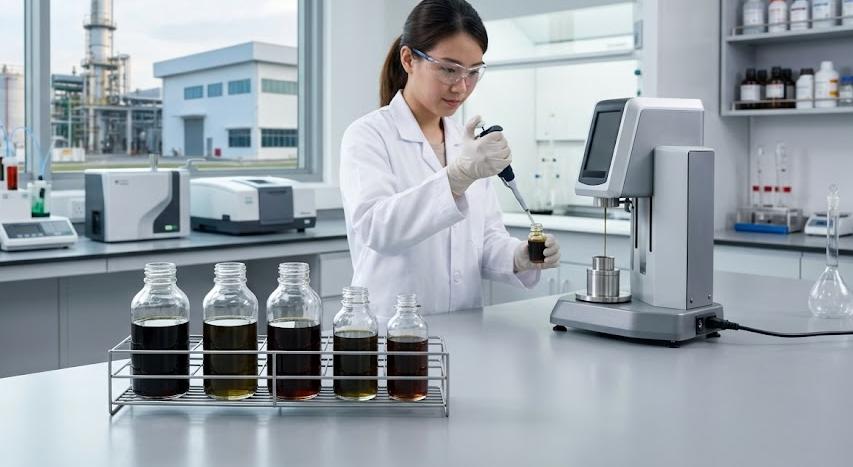 Waste oil feedstock testing